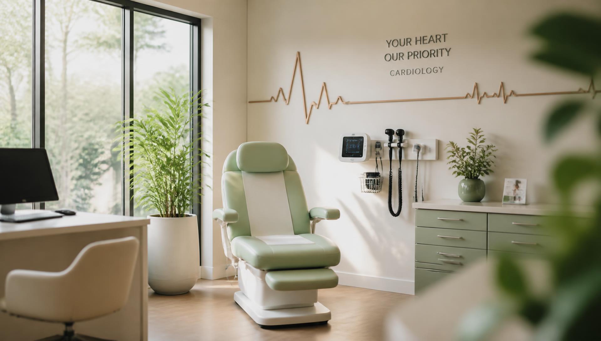 Interior modern al cabinetului de cardiologie Empiricus Medical